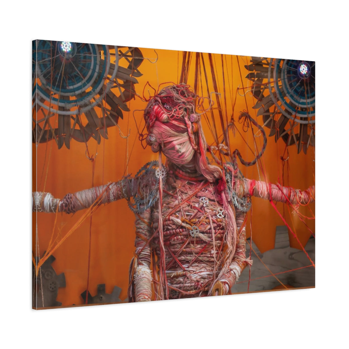 Steampunk Woman Matte Canvas Print - Ready to Hang Art