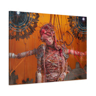Steampunk Woman Matte Canvas Print - Ready to Hang Art