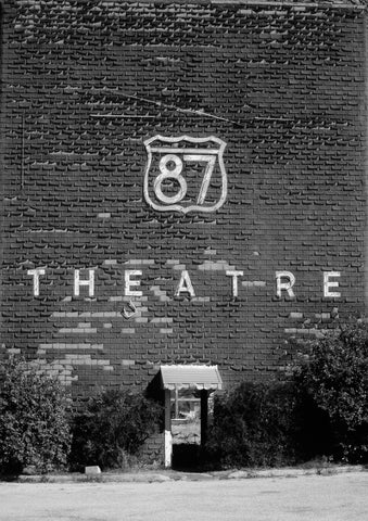 Hwy 87 Drive-in Theater II Fredricksburg Texas Wall Art
