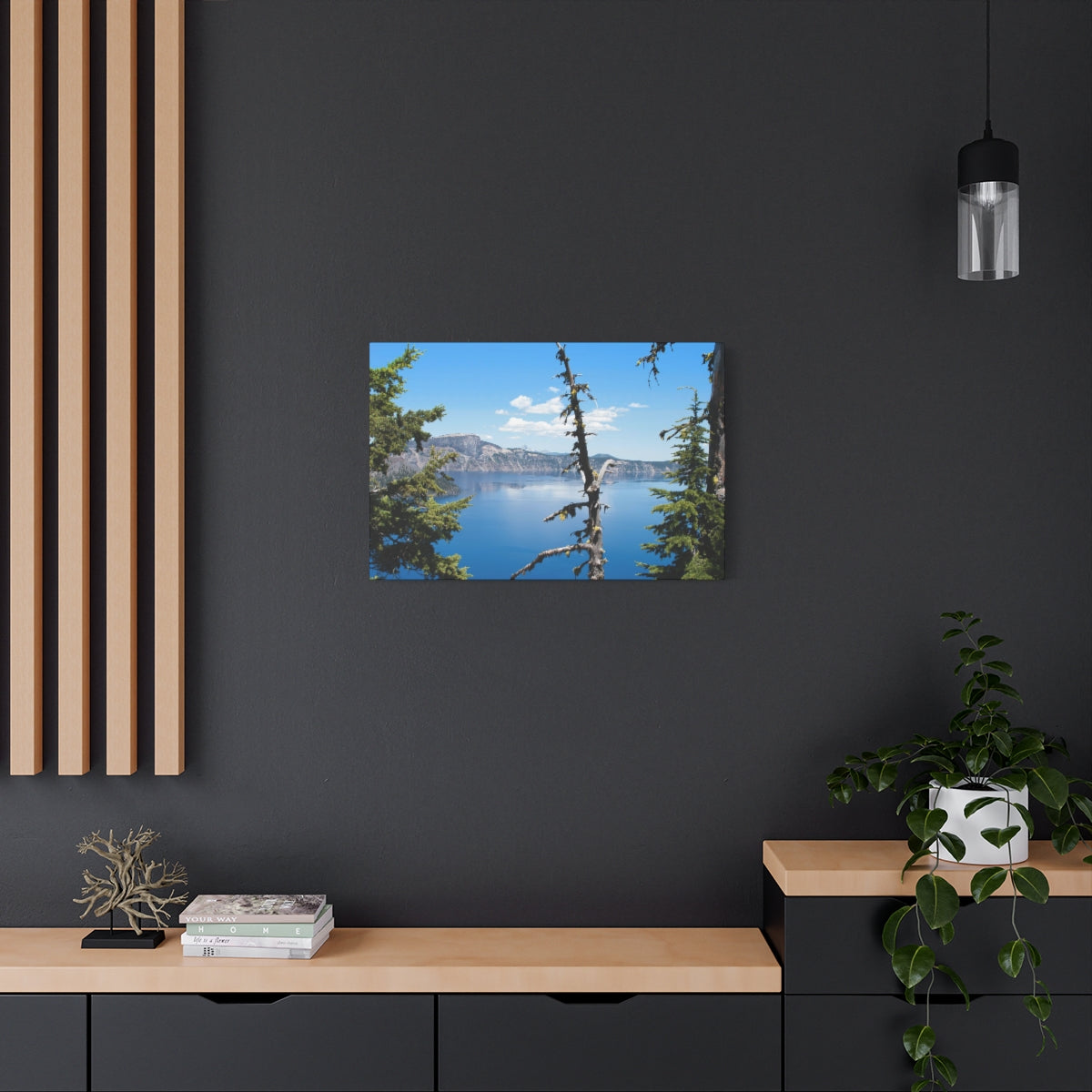 Crater Lake Oregon Matte Canvas Print - Ready to Hang Art