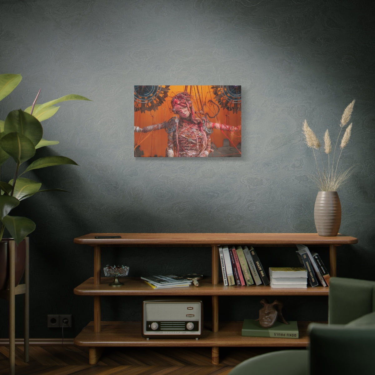 Steampunk Woman Matte Canvas Print - Ready to Hang Art