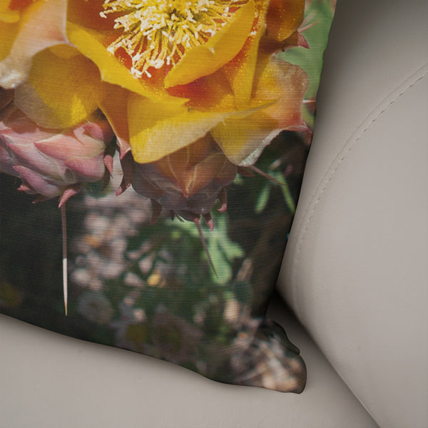 Desert Flower Decorative Throw Pillow Cover - Pillows