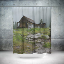 Abandoned Cabin Shower Curtain Lost In Nature