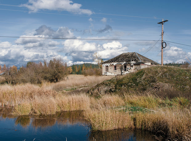 Eastern Washington Farm and Pond Wall Art Print -