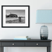 Abandoned Sawmill Black and White Photo Print Alamogordo New