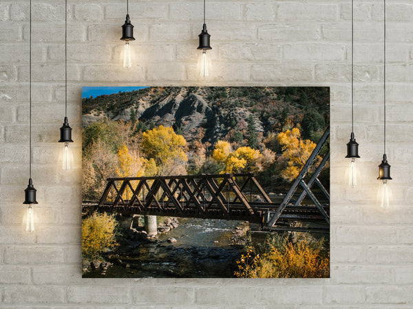 Train Bridge Photo Print Narrow Gauge Railway Durango Wall