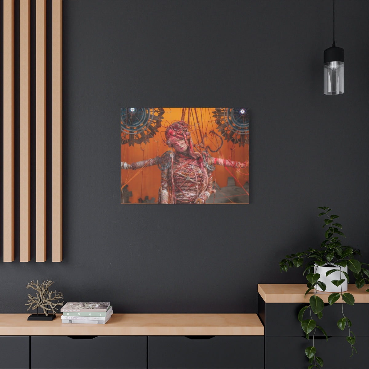 Steampunk Woman Matte Canvas Print - Ready to Hang Art