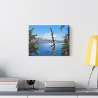 Crater Lake Oregon Matte Canvas Print - Ready to Hang Art