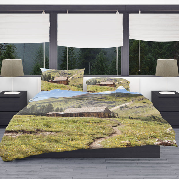 Colorado Rustic Cabin Cotton Duvet Cover Set