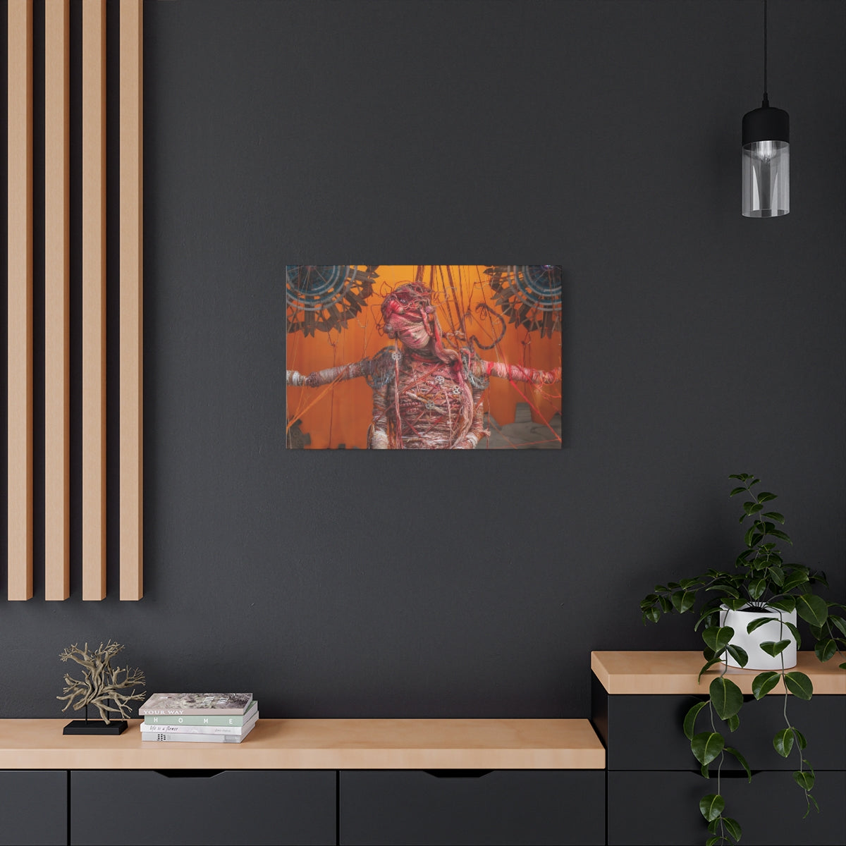 Steampunk Woman Matte Canvas Print - Ready to Hang Art