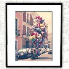 Balloon Lady Photo Print Dreamy Mexico - Photography