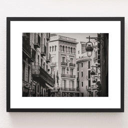 Barcelona Street Photography Black and White Architecture