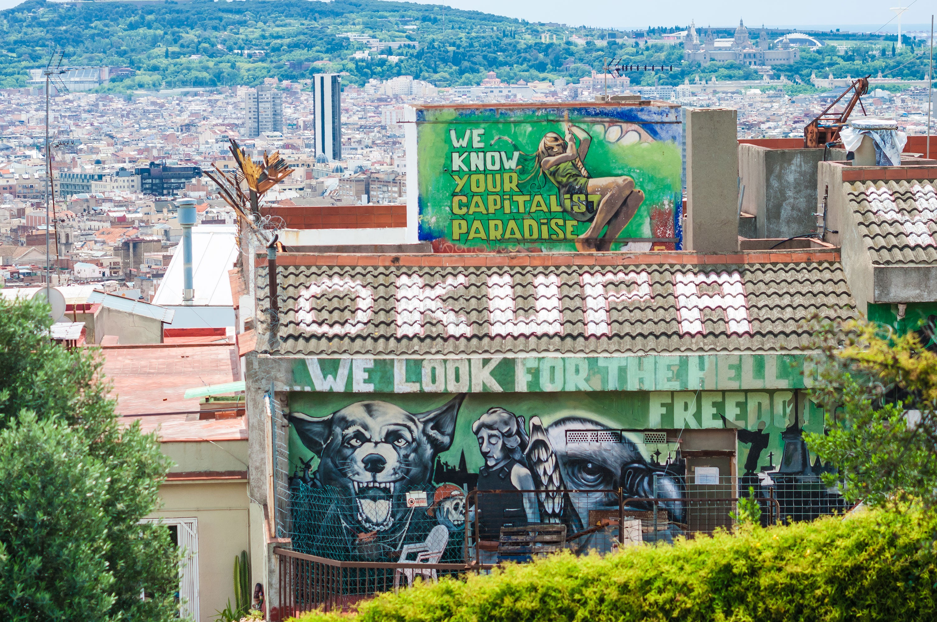 Barcelona Mural Photo Print Graffiti Photography