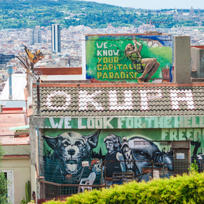 Barcelona Mural Photo Print Graffiti Photography