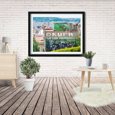 Barcelona Mural Photo Print Graffiti Photography - 5x7