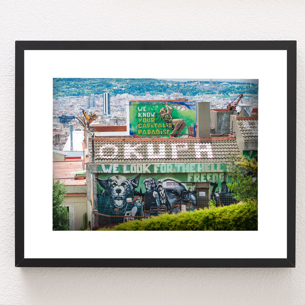 Barcelona Mural Photo Print Graffiti Photography