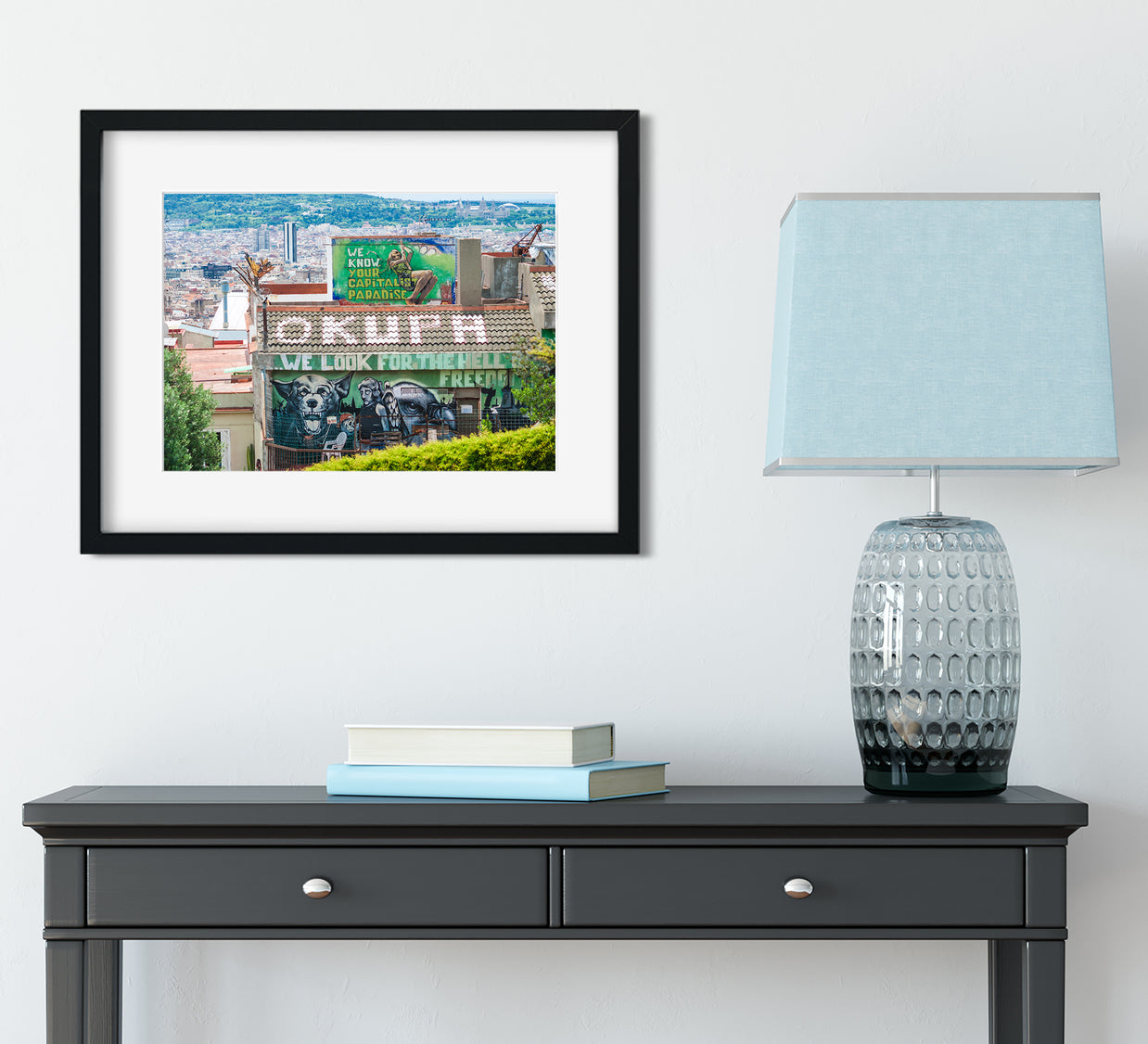 Barcelona Mural Photo Print Graffiti Photography