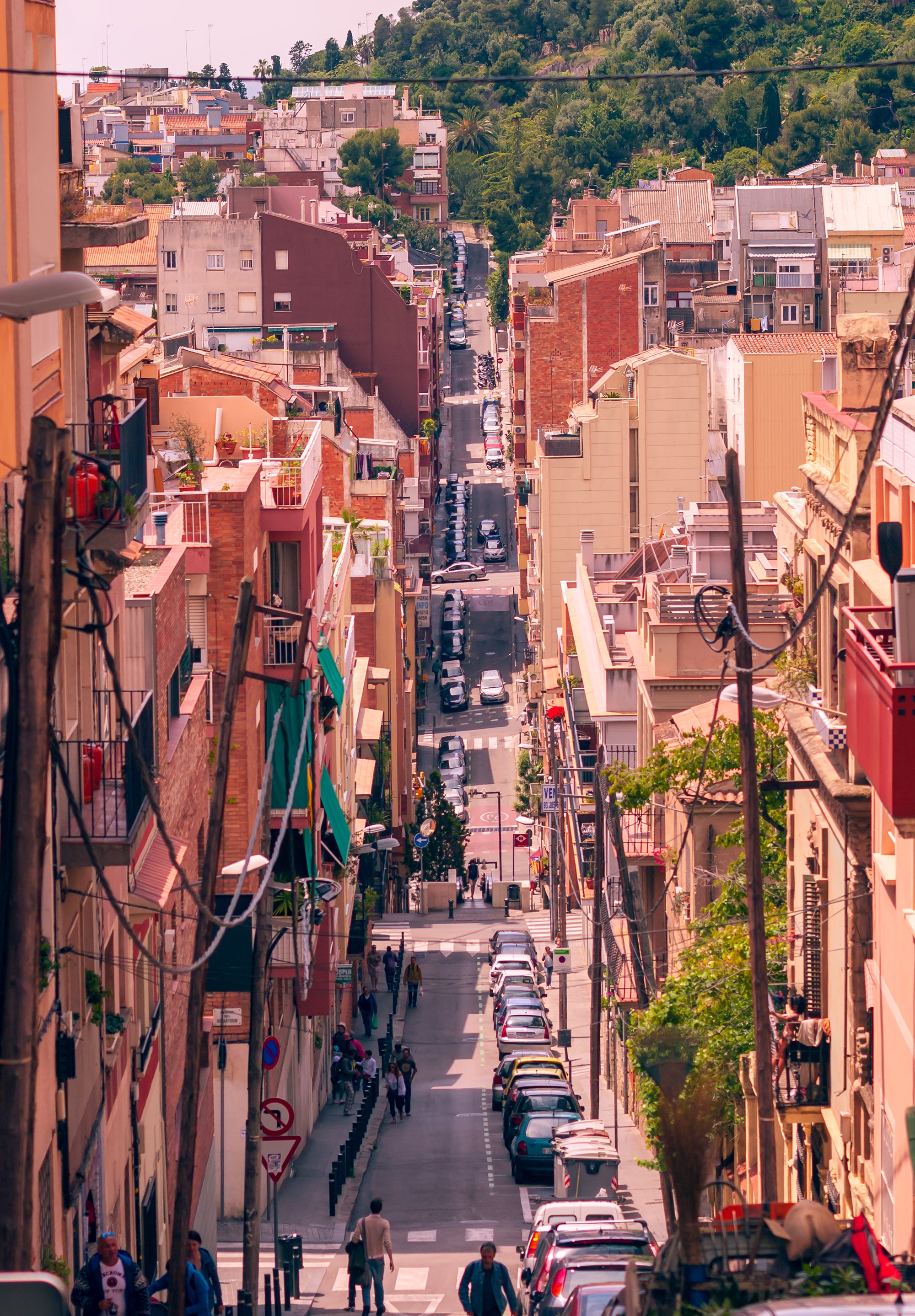 Carmel Hill Barcelona Photo Print Street Photography