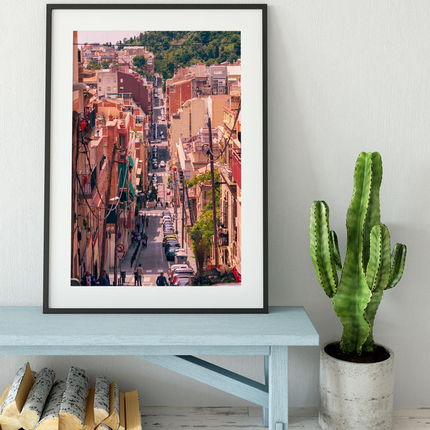 Carmel Hill Barcelona Photo Print Street Photography