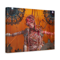 Steampunk Woman Matte Canvas Print - Ready to Hang Art