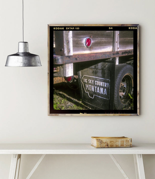 Big Sky Country, Montana Rustic Print Lost Kat Photography