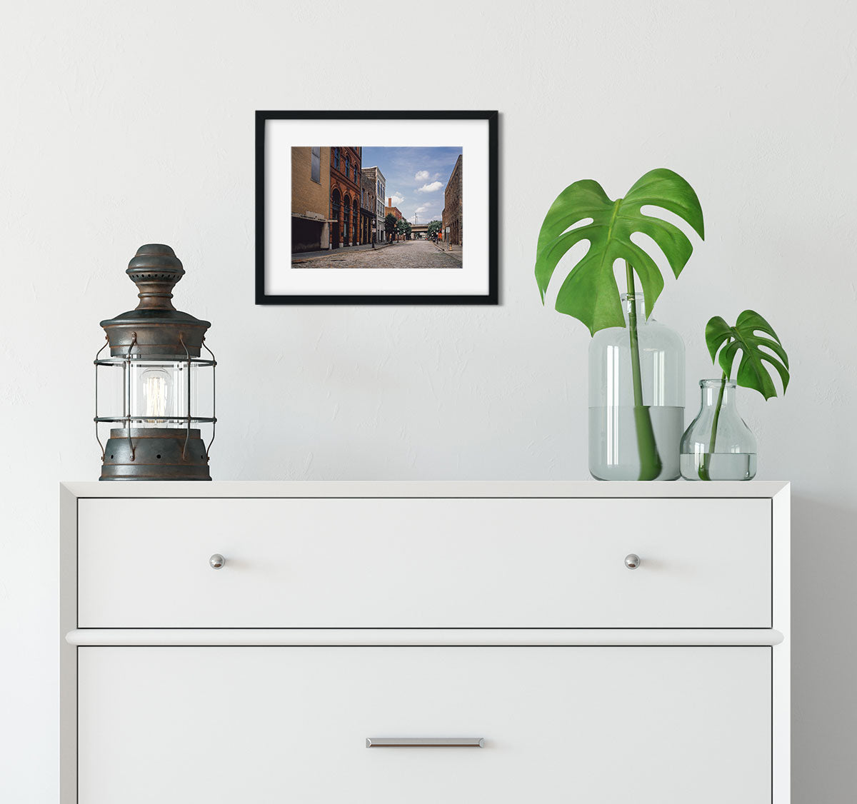 Cobblestone and Brick Photo Print Birmingham Alabama -