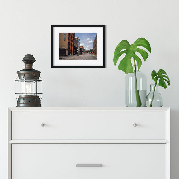 Cobblestone and Brick Photo Print Birmingham Alabama -