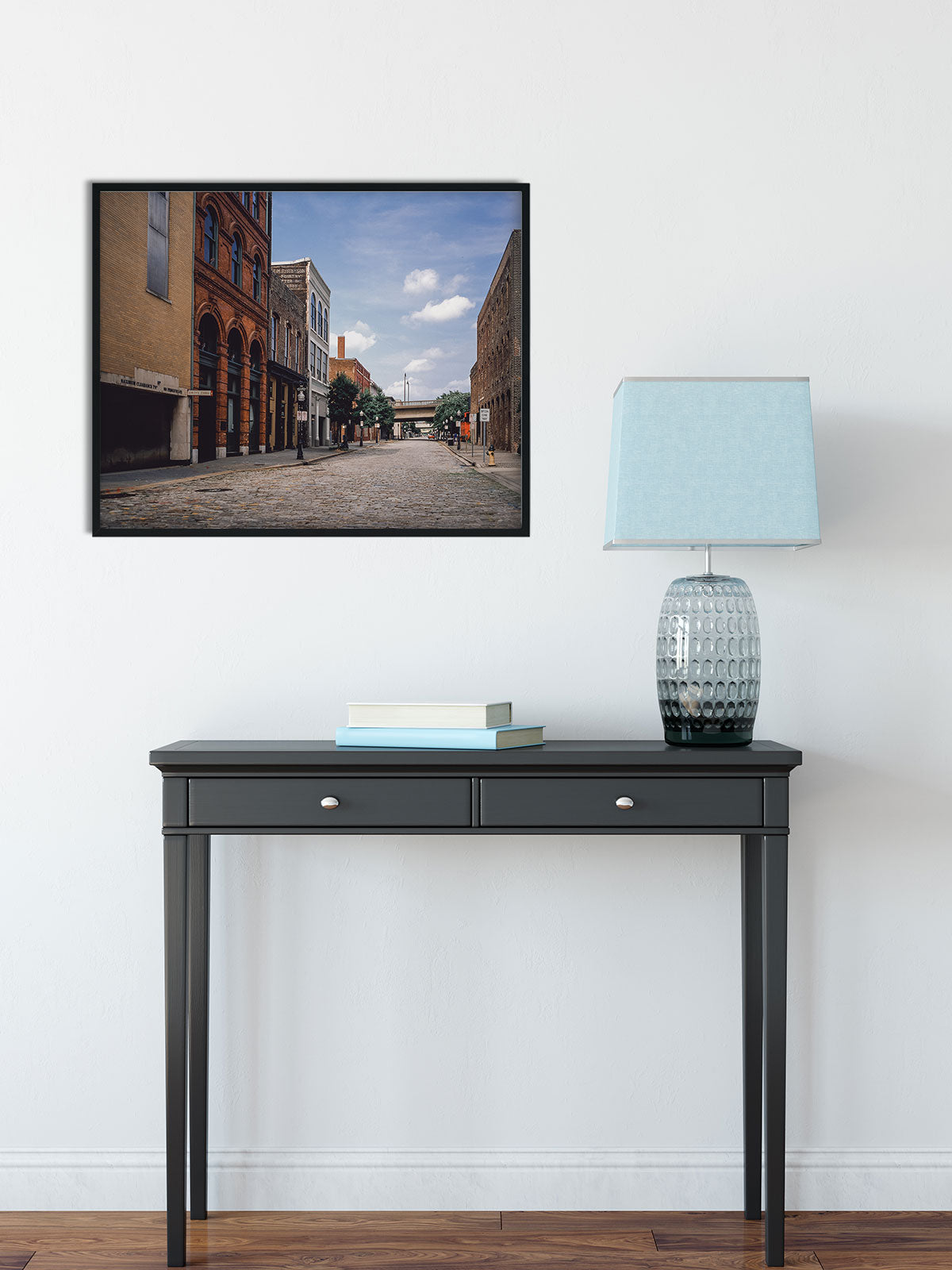 Cobblestone and Brick Photo Print Birmingham Alabama -