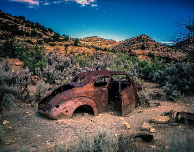 Bonnie and Clyde II, Antique Car Photography Lost Kat Photography