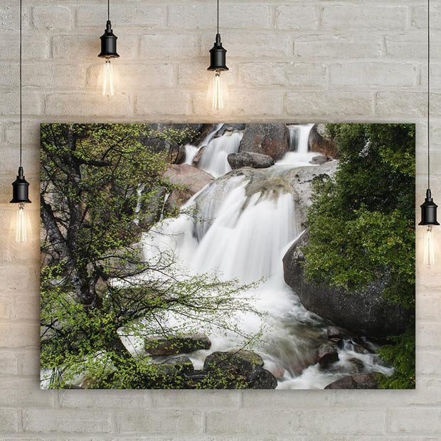 Bridal Veil Waterfall Yosemite Wall Art Print - Photography