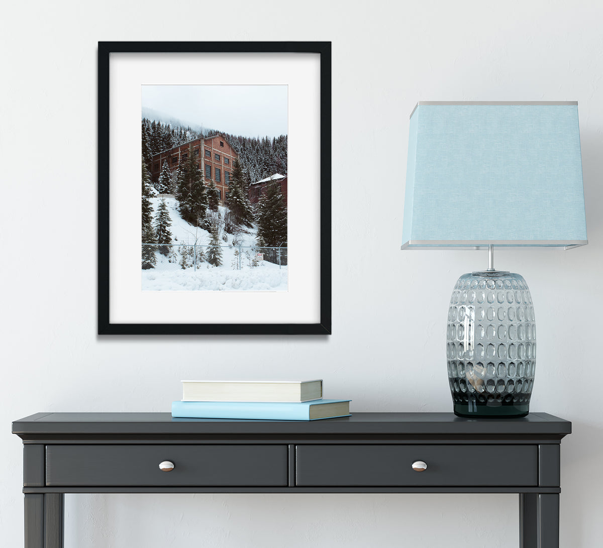 Burke Mine in Winter Idaho Ghost Town Photo Print -
