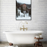 Burke Mine in Winter Idaho Ghost Town Photo Print -