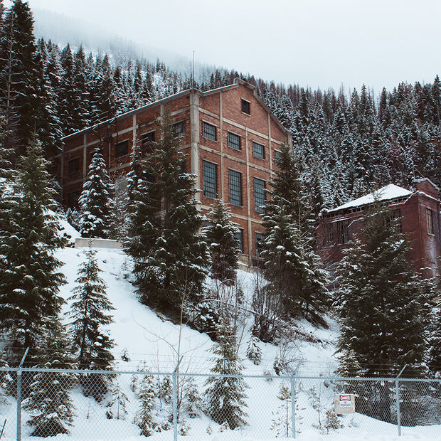 Burke Mine in Winter Idaho Ghost Town Photo Print -