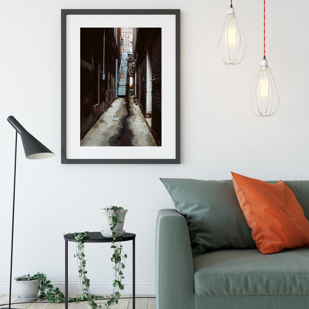 Grunge Alley Birmingham Alabama Photo Print - Photography
