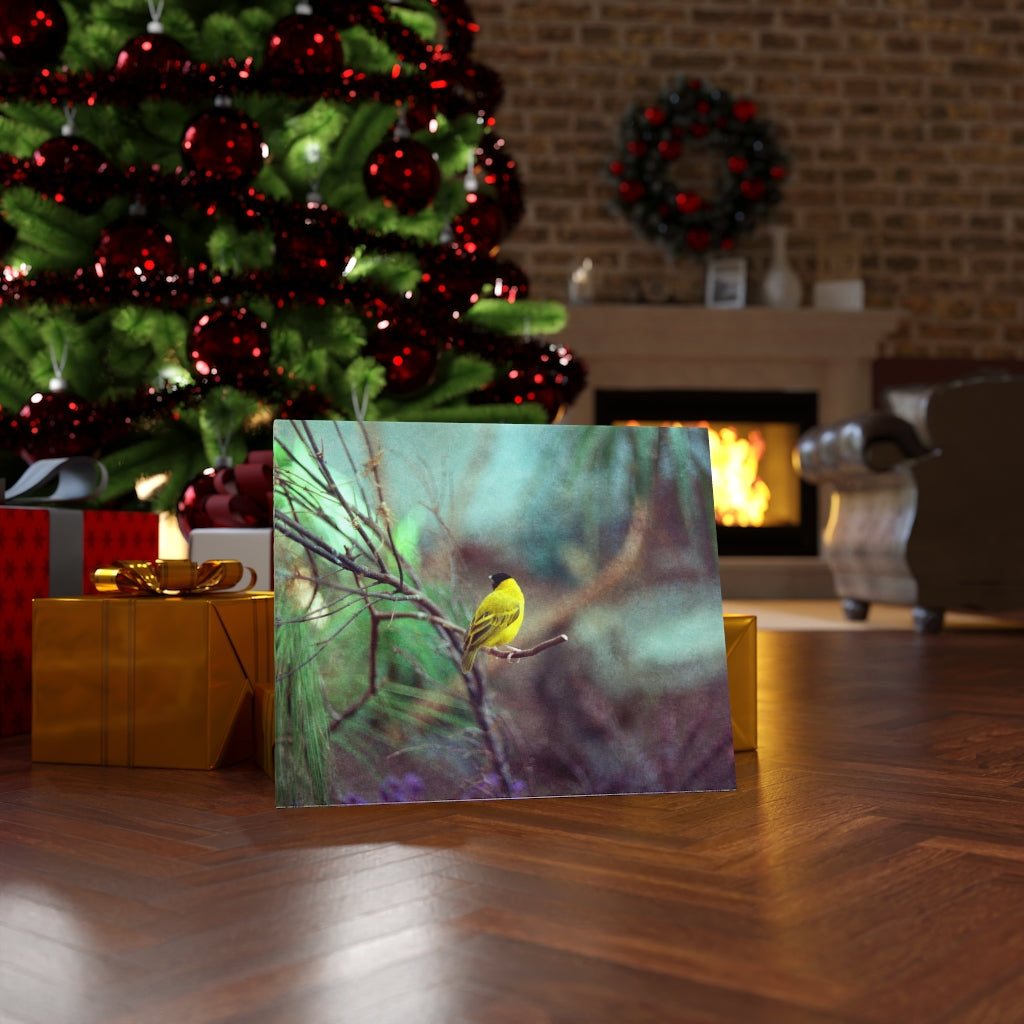 Yellow Bird Canvas Gallery Wraps Colorful Film Photography