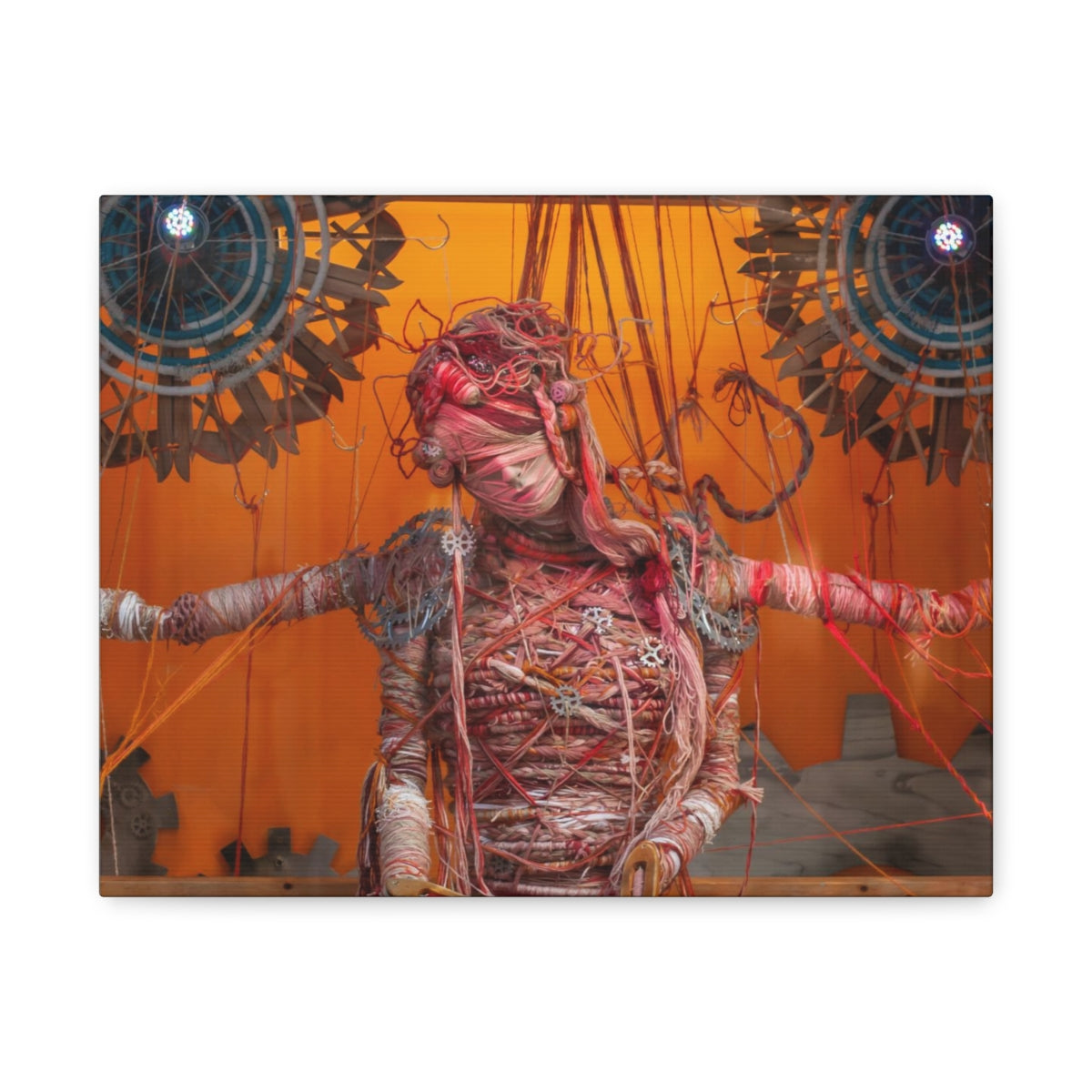 Steampunk Woman Matte Canvas Print - Ready to Hang Art