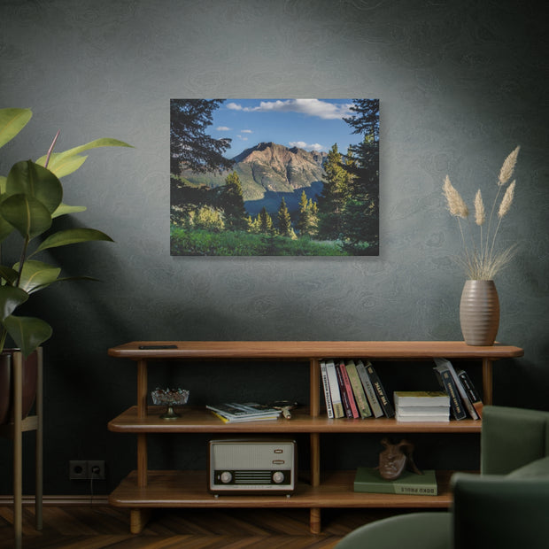 Colorado Mountain Peak Matte Canvas Print - Ready to Hang Art - Twilight Peak