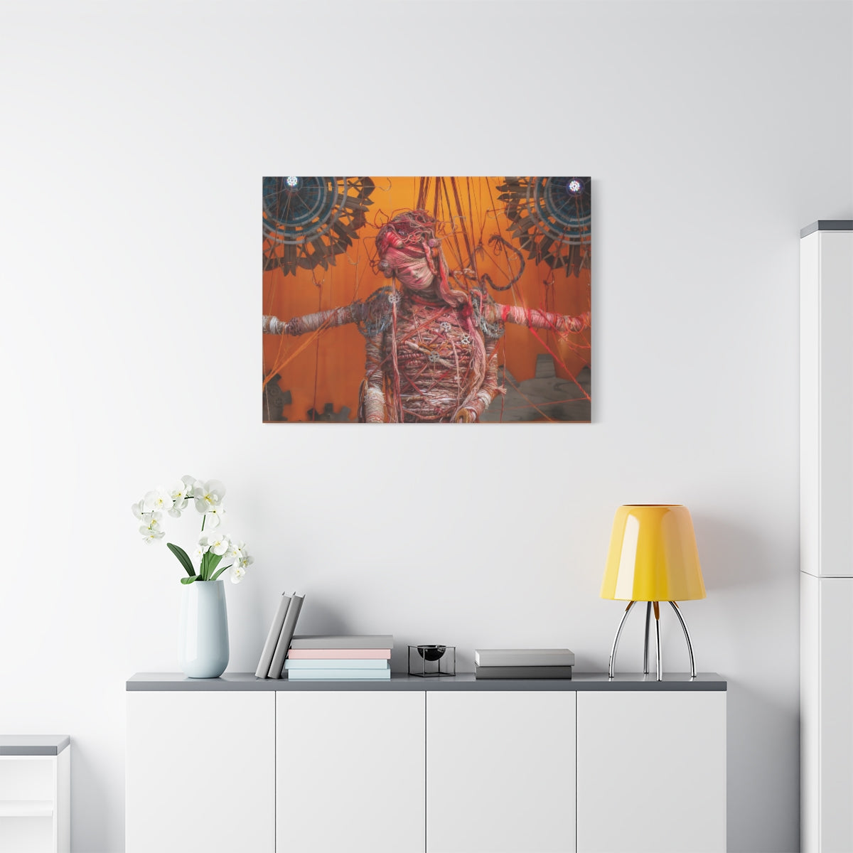 Steampunk Woman Matte Canvas Print - Ready to Hang Art