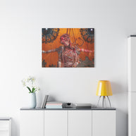Steampunk Woman Matte Canvas Print - Ready to Hang Art