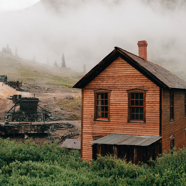 Mining Cabin Photo Print Colorado Ghost Town Photography