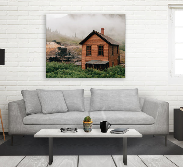Mining Cabin Photo Print Colorado Ghost Town Photography
