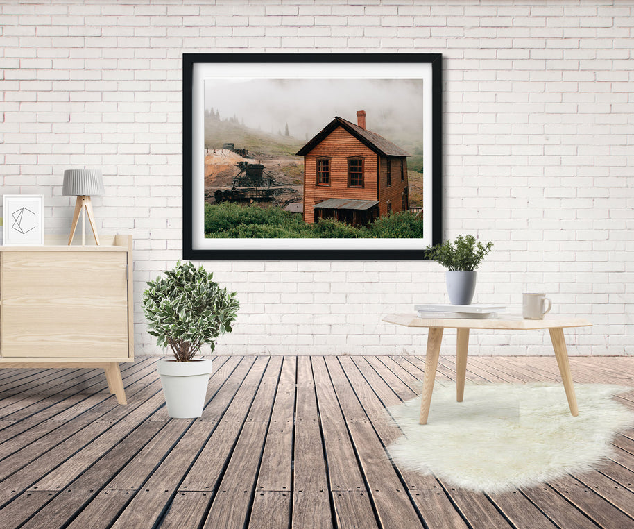 Mining Cabin Photo Print Colorado Ghost Town Photography