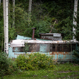 Homemade Cabin in the Woods, Colorado Photography Print