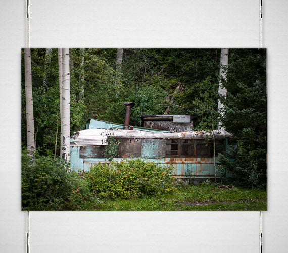 Homemade Cabin in the Woods, Colorado Photography Print