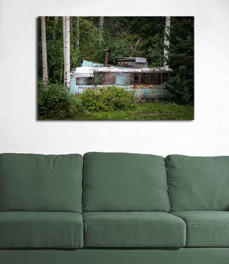 Homemade Cabin in the Woods, Colorado Photography Print