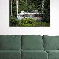 Homemade Cabin in the Woods, Colorado Photography Print