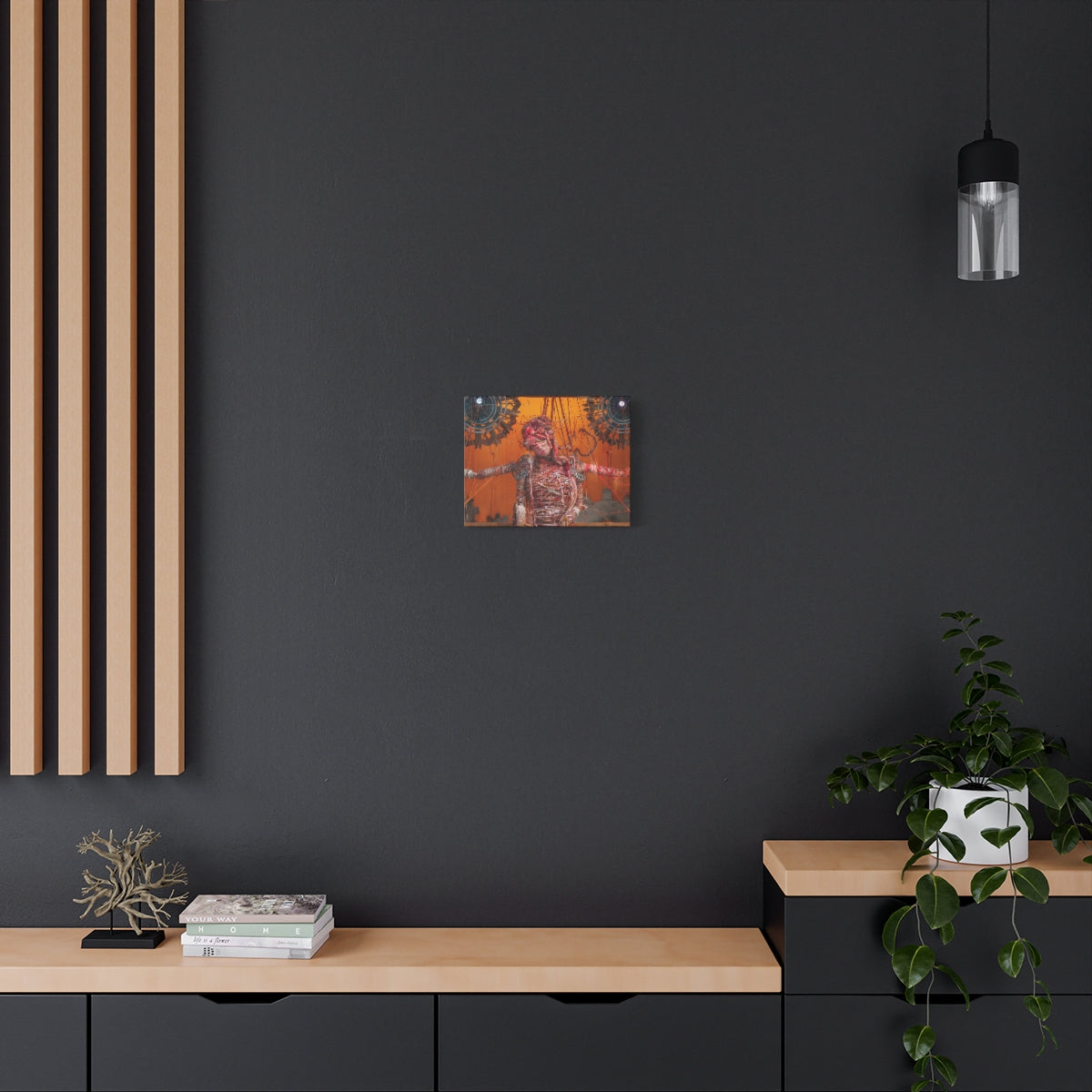 Steampunk Woman Matte Canvas Print - Ready to Hang Art