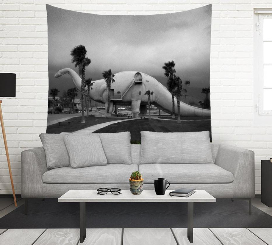 California Dinosaur Wall Tapestry Lost In Nature