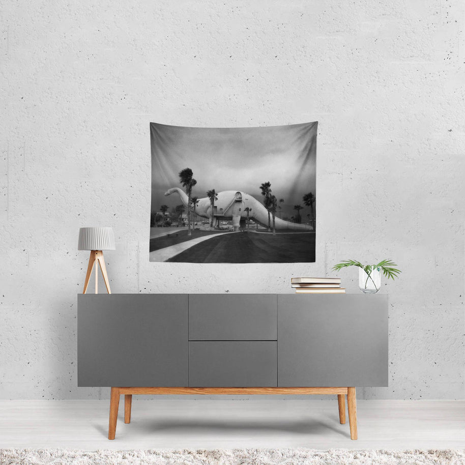 California Dinosaur Wall Tapestry Lost In Nature