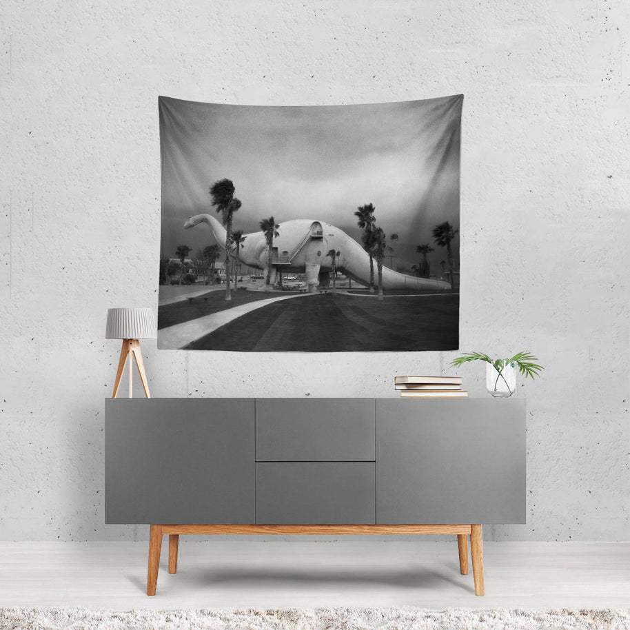 California Dinosaur Wall Tapestry Lost In Nature